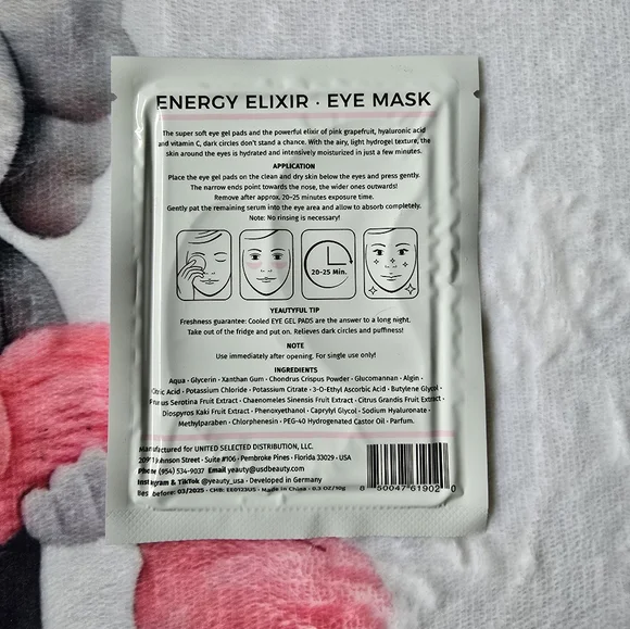 Yeauty - Energy Elixir Eye Mask - Single Mask - Picture 3 of 9
